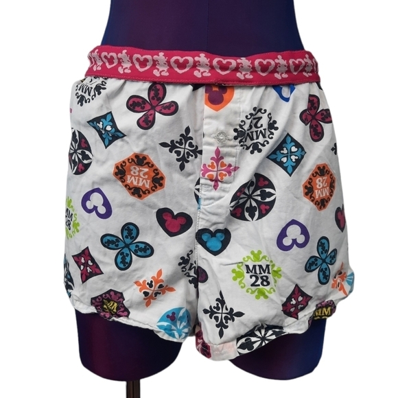 Disney Mickey Mouse Pajama Shorts Size‎ XL Women's E24 - Picture 1 of 7